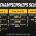 NCAA Division I National Championship TV Schedule