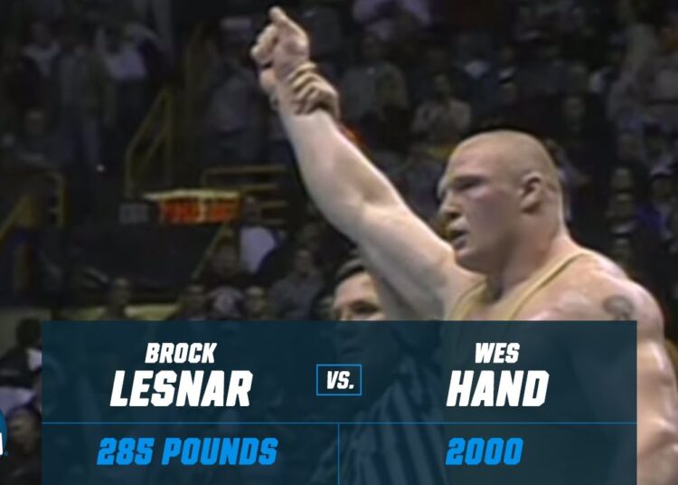 Video of the Day! WWE star Webster SD’s Brock Lesnar’s 2OT NCAA title win in 2000