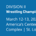 Links to Live coverage of the 2021 DII wrestling championship selections