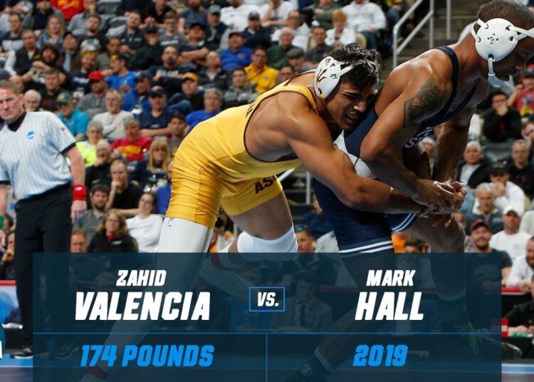 Video of the Day! Zahid Valencia vs. Mark Hall: FULL 2019 NCAA Championship match at 174 pounds