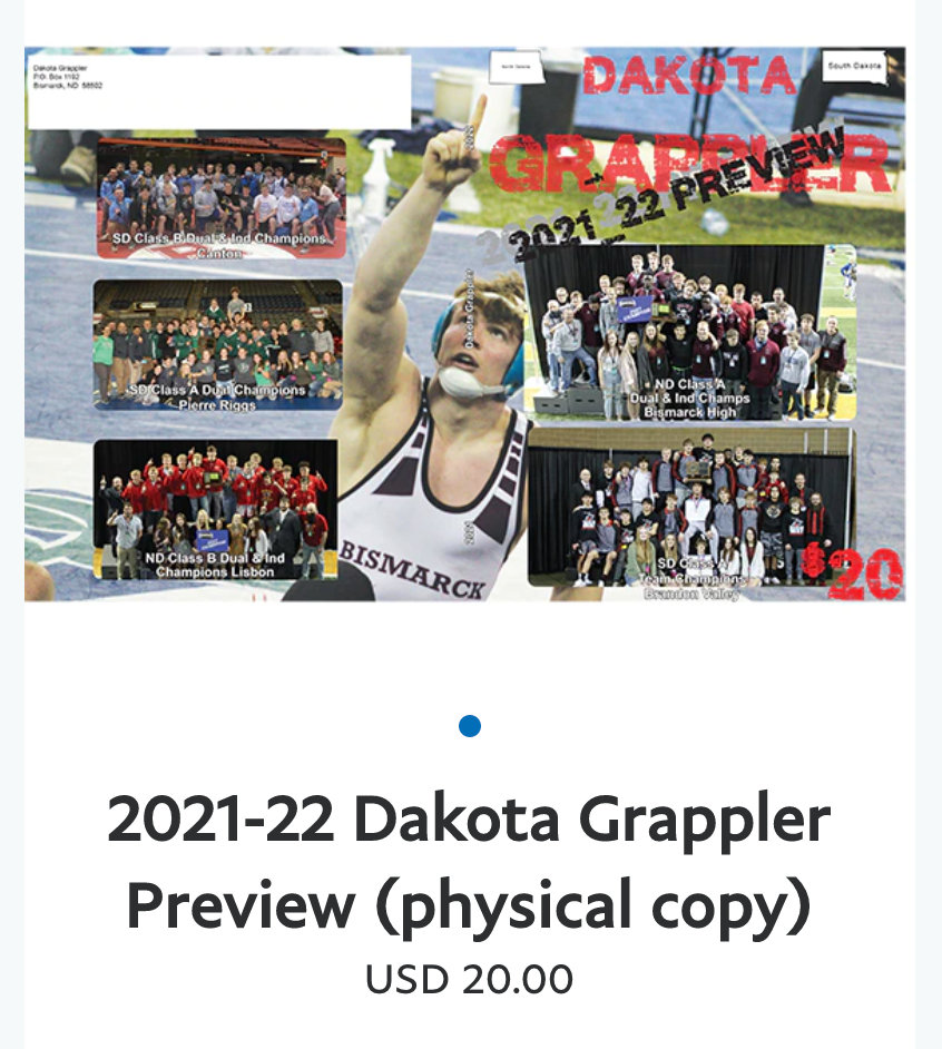 Taking Preorders for 202122 Dakota Grappler DAKOTAGRAPPLER