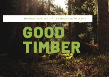 Motivation Monday: Poem to live by! Good Timber