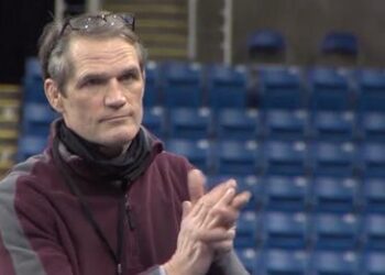 Bismarck High Coach Jeff Schumacher NHSACA National Coach of the Year