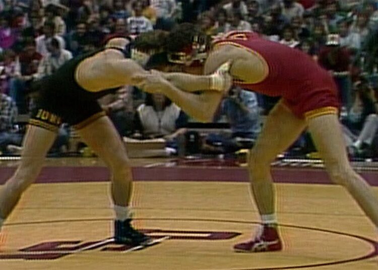 Video of the Day! IA vs ISU Wrestling 1986 Ames | Iowa PBS Archives