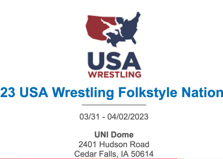 North and South Dakota Wrestlers at 2023 USA Wrestling Folkstyle