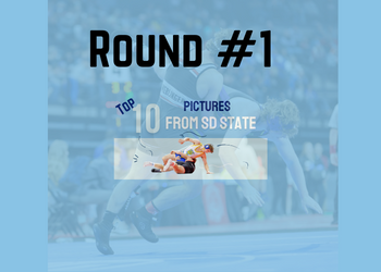 Round #1 on the Top 10 Wrestling Pics from SD State Wrestling Tourney