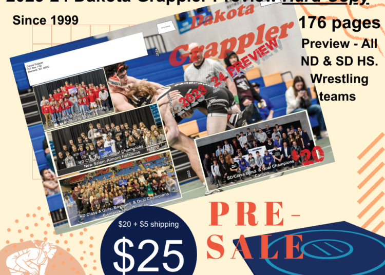 Dakota Grappler Preview Pre-Sale (Hard Copy)