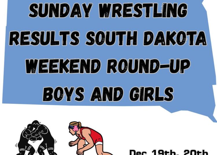 South Dakota Weekend Wrestling Results 12-19, 12-20