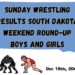 South Dakota Weekend Wrestling Results 12-19, 12-20