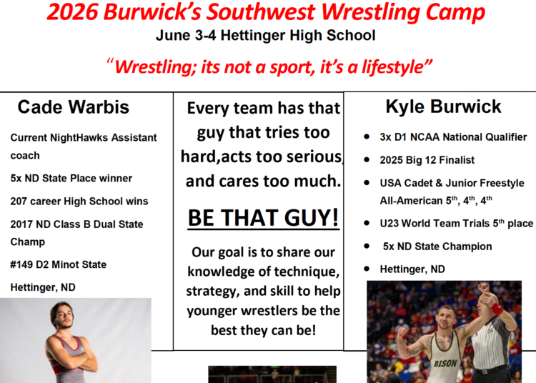Burwick’s Southwest Wrestling Academy Wrestling Camp Info